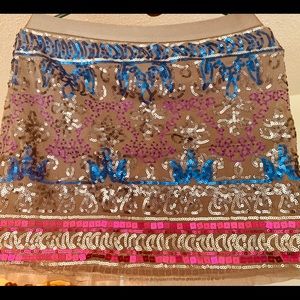 Chelsea and Violet sequence mini skirt